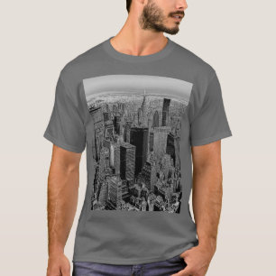 T-shirt Style Pop Gris New York