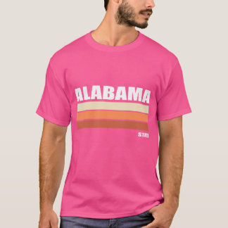 T-shirt Style rétro Alabama State