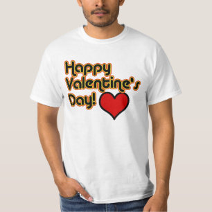 T-shirt style rétro Heureuse Sainte-Valentin