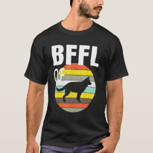 T-shirt Style Rétro Hommes Femmes Enfants Berger Allemand