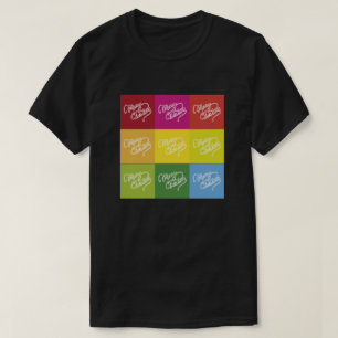 T-shirt Style rétro Multicolor Joyeux Noël