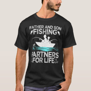 T-shirt Style Rétro Père Et Fils Fête des pères De Pêche