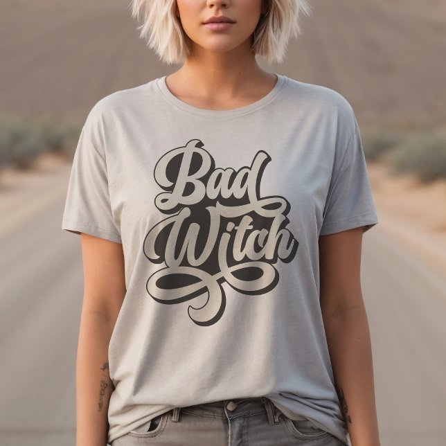 T-shirt style rétro sorcière incorrect (Créateur téléchargé)