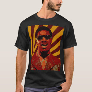 T-shirt Style rétro Stevie Wonder