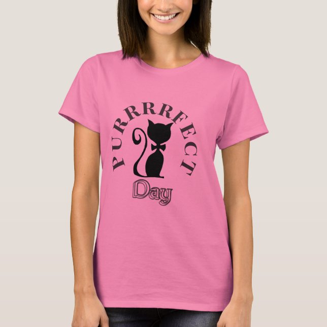 T-shirt Style Rétro "T-shirt Kitty Ladies de jour parfait" (Devant)