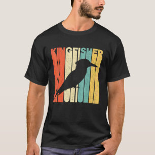T-shirt Style rétro vintage Kingfisher Silhouette