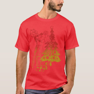 T-shirt STYLE RETRO vintage Reddy Kilowatt CHRISTMAS DAME