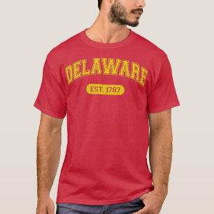 T-shirt Style scolaire rétro Delaware 1787