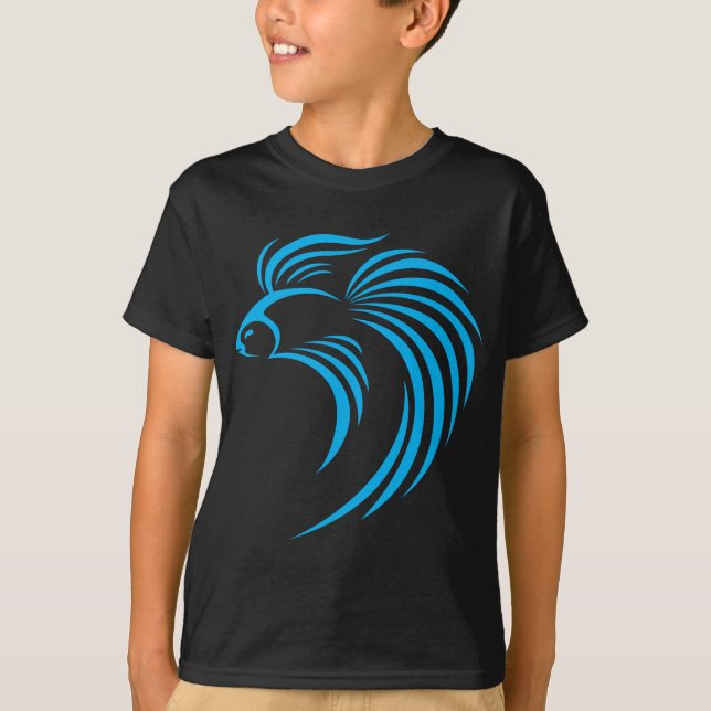 T-shirt Style siamois frais d'icône de logo de bruissement (Devant)