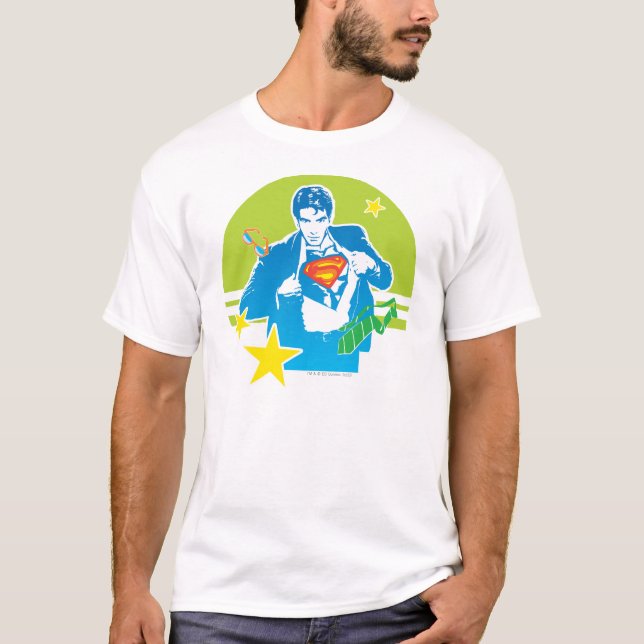 T-shirt Style Superman 80's (Devant)