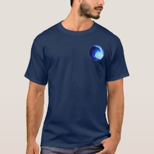 T-shirt Style Surf cool Vague bleue