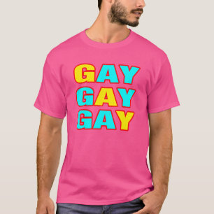 T-shirt Style Swag Gay. Soyez fiers !