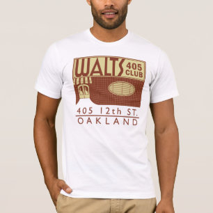 T-shirt Style-T de cru d'Oakland du club de Walt 405