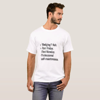 T-shirt Style Terminal Flexi vendredi et lundi humour