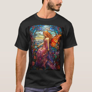 T-shirt Style Tiffany Vitrail Verre magique Fée