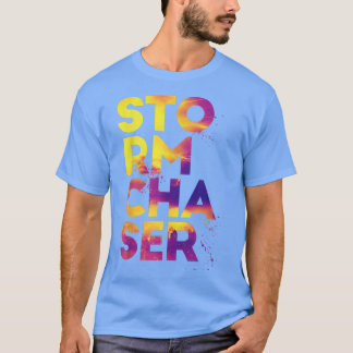 T-shirt Style typographique Stormchaser et Tornado Hunters