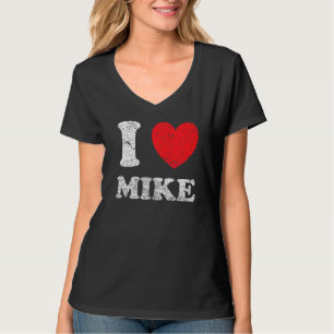 T-shirt Style Usé Grunge en Détresse J'adore Mike