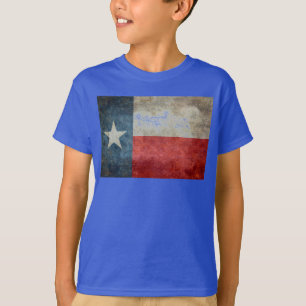 T-shirt Style vintage de drapeau d'état du Texas rétro