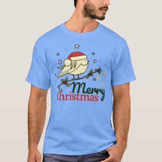 T-shirt STYLE vintage NOËL OISEAU JEUNE NOËL