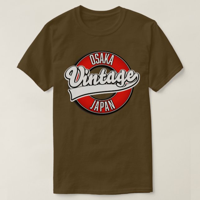 T-shirt Style vintage Osaka japon (Design devant)