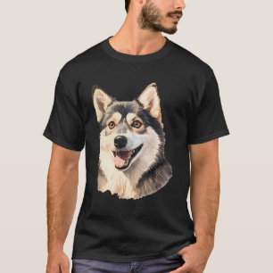 T-shirt Style Vintage sibérien Husky