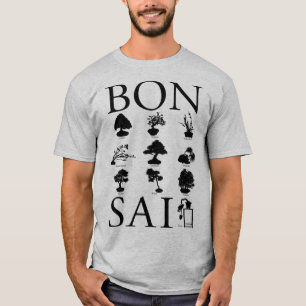 T-shirt Styles de base de l'arbre Bonsai