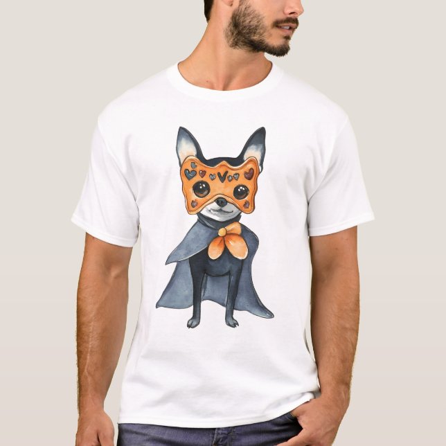 T-shirt stylish Chihuahua warrior herodog lovers (Devant)