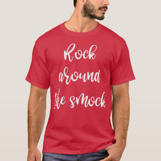 T-shirt Stylist Rock autour du coiffeur Smock