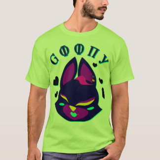 T-shirt stylized fox-cat hybrid 