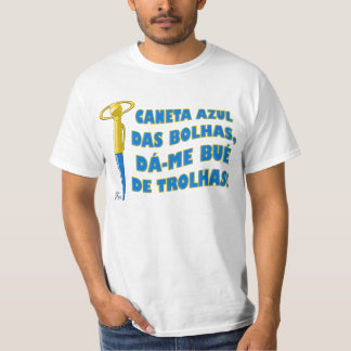 T-shirt Stylo à bille Bleu des Bulles, de - moi bué de