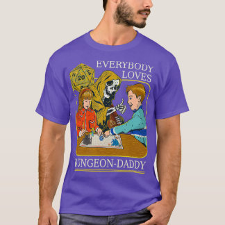 T-shirt Stylo et papier Imaginaire Dice Dungeon-Daddy RPG 