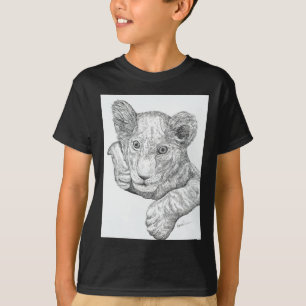 T-shirt Stylo Lion Cub et encre