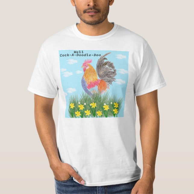 T-shirt Stylos avec coq (Devant)