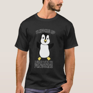 T-shirt Stylos Humoristique Flippers Up Je Suis Avec Les M