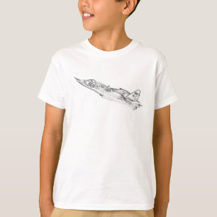 T-shirt SU 25 Grach Soviet Frogfoot Plane Croquis