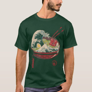 T-shirt Subarashii Ramen Grande vague de Ramen Japonais