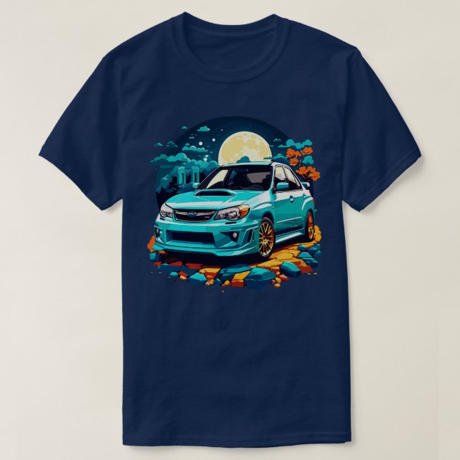 T-shirt Subaru Impreza 1 (Design devant)
