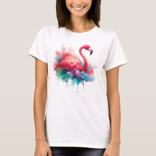 T-shirt Sublimation Flamant rose