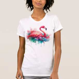T-shirt Sublimation Flamant rose