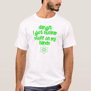 T-shirt Substance nucléaire sur des mains