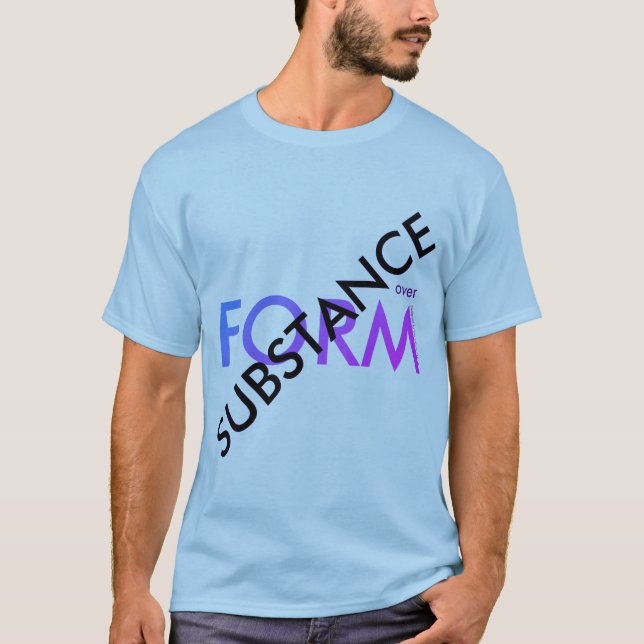 T-shirt "Substance sur formulaire" (Devant)