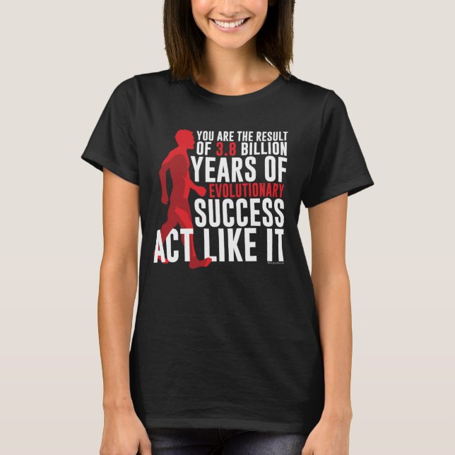T-shirt Succès évolutionnaire (Devant)