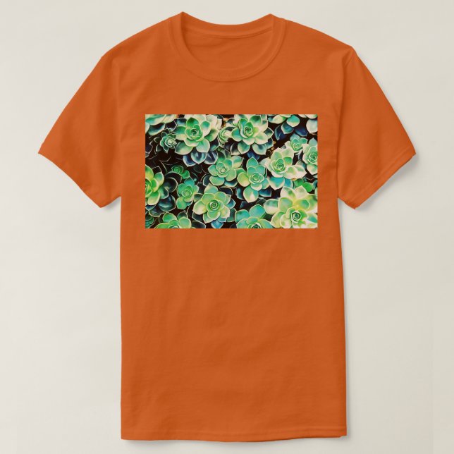 T-shirt Succulents mignons (Design devant)