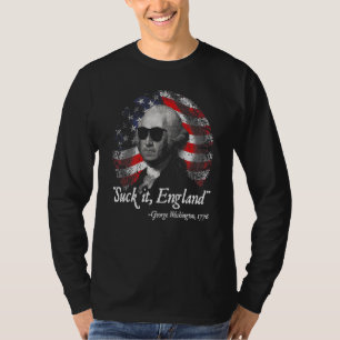 T-shirt Suck It England 4 juillet George Washington 1776