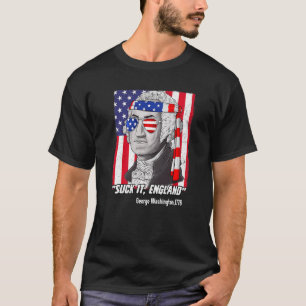 T-shirt Suck It England Drôle 4 juillet Drôle George Était