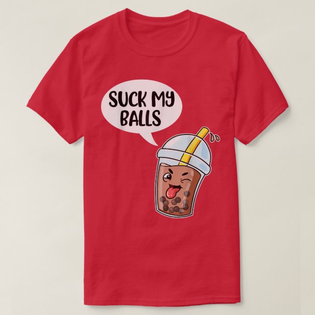 T-shirt Suck My Balls Boba  (Design devant)