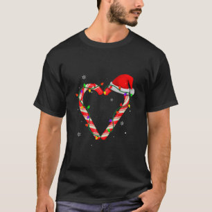 T-shirt Sucre de canne Coeurs Noël Sucre de canne Crew Noë