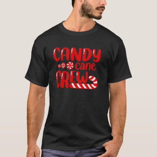T-shirt Sucre de canne Crew Candy Xmas Pyjamas de famille