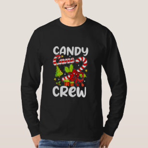 T-shirt Sucre de canne Crew Christmas Candy Enfants Garçon