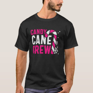T-shirt Sucre de canne Crew Christmas Sweets Family Matchi